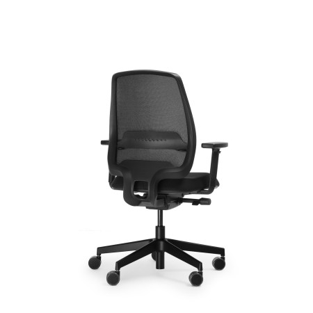 Fauteuil MOMO MO 102 Black – dossier en résille et structure noire