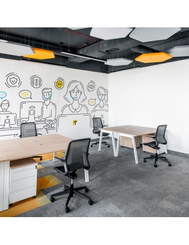 Fauteuil Ovidio OV 1M2 dans un espace de travail collectif élégant