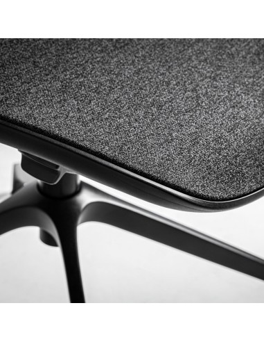 Piètement à roulettes du fauteuil de bureau Ovidio noir