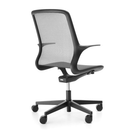 Fauteuil de bureau Ovidio OV 1M2 en maille respirante profil