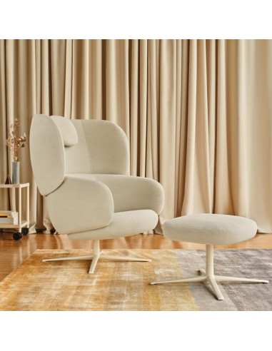 Fauteuil lounge pivotant avec appuie-tête intégré – Grand Grace