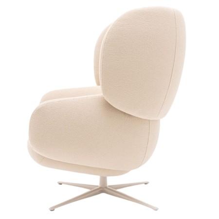 Fauteuil lounge pivotant avec appuie-tête intégré – Grand Grace