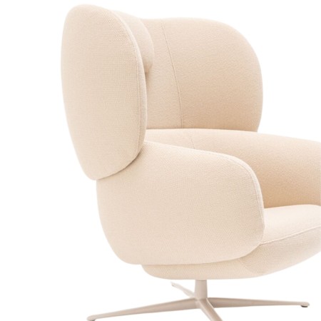Fauteuil lounge pivotant avec appuie-tête intégré – Grand Grace