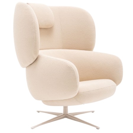 Fauteuil lounge pivotant avec appuie-tête intégré – Grand Grace