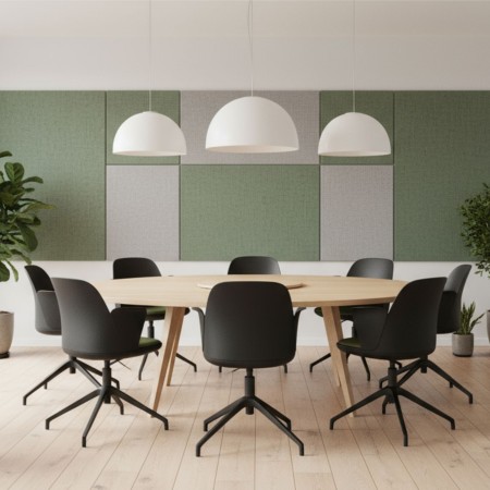 Vue trois-quarts de la chaise haali 4R avec accoudoirs - réglable en hauteur 2