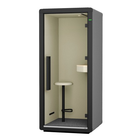 Cabine Flathouse avec tablette intégrée et assise haute. - Flathouse