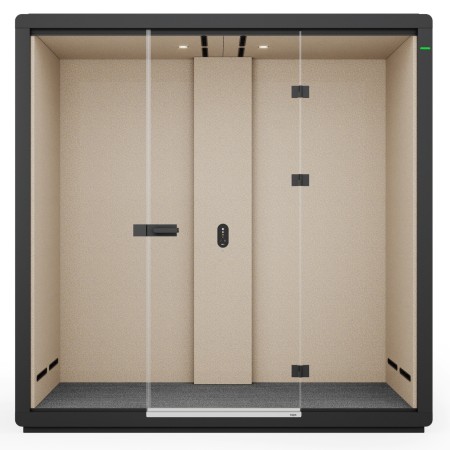 Intérieur de la cabine Flathouse double, espace confortable et insonorisé. - Flathouse