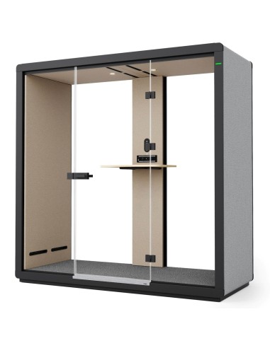 Cabine Flathouse pour deux personnes avec aménagement intérieur clair. - Flathouse