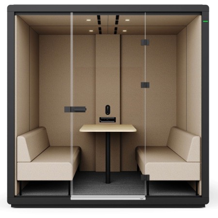 Cabine Flathouse double, espace d’échange privé avec isolation phonique. - Flathouse