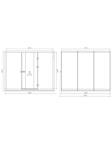 Illustration du niveau d’isolation acoustique renforcé de la cabine Flathouse à 34 dB. - Flathouse