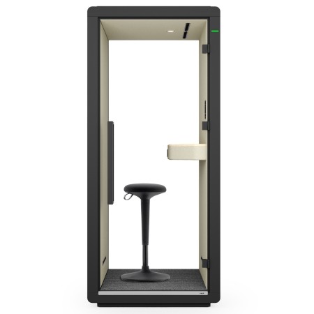 Cabine acoustique Flathouse avec tabouret intérieur et sol antidérapant. - Flathouse