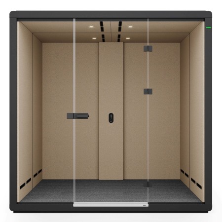 Cabine Flathouse double avec assises et table pour réunions. - Flathouse