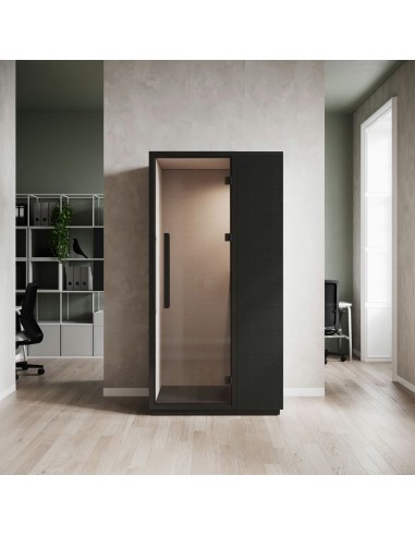 Cabine Quadra dans un espace de coworking contemporain et lumineux. - Quadra
