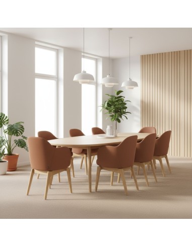 Chaise Flos en bois dans un intérieur professionnel moderne