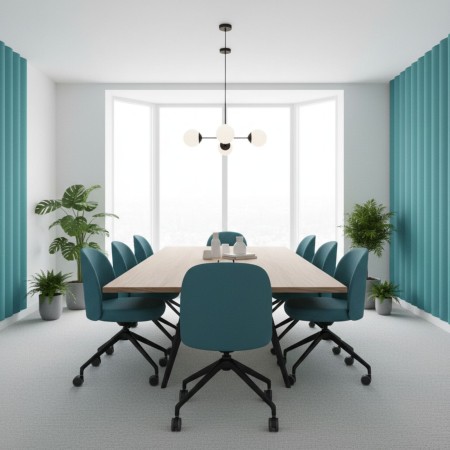 Utilisation en salle de réunion de la chaise Flos FS K 4W