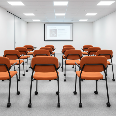 Modèle Hens HS 260 4N rembourré avec structure noire et accoudoirs arrondis 2