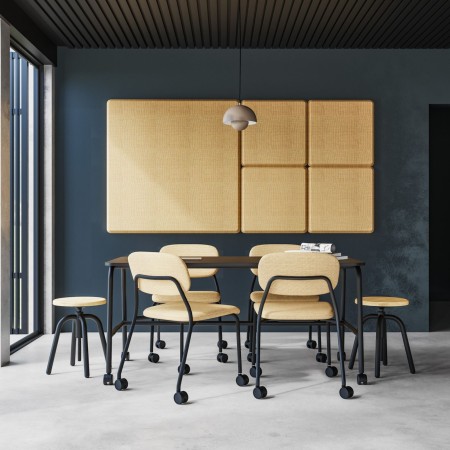 Aménagement flexible avec chaises HS 261 empilables