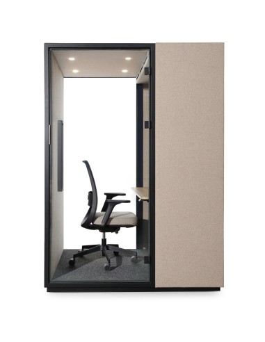 Cabine Quadra équipée pour le travail assis. - Quadra