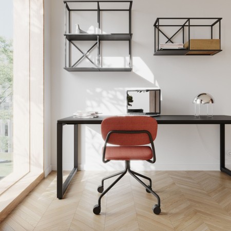 Chaise de bureau moderne Hens HS 4K0 en finition rembourrée – idéale pour coworking et open space