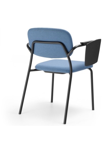 Option tablette écritoire noire pour chaise de conférence Hens 220 tapissée