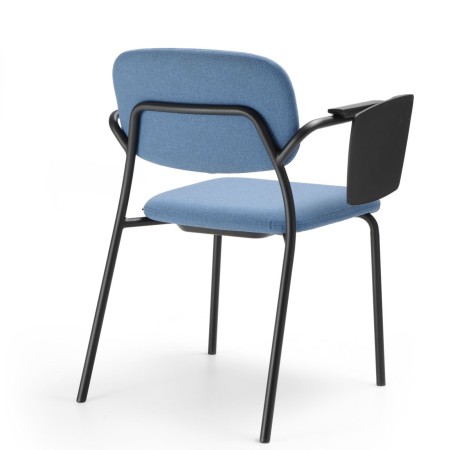 Option tablette écritoire noire pour chaise de conférence Hens 220 tapissée