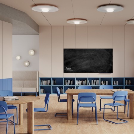 Chaise de conférence HS 231 avec assise rembourrée et dossier capitonné, coloris gris clair 2