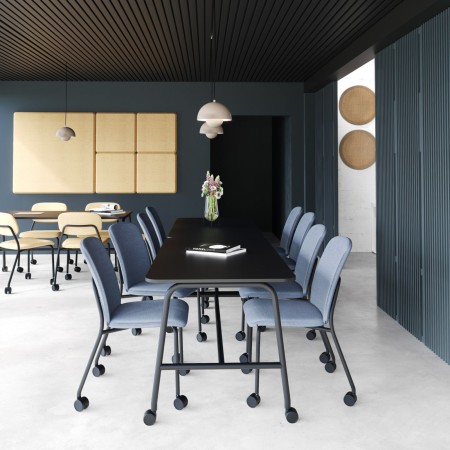 Mobilier de réunion mobile Hens HS 261 H roulettes Ø65 confort