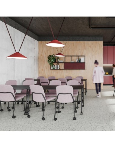 Chaise empilable Hens HS 261 H compatible espaces professionnels