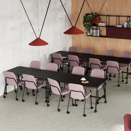 Chaise professionnelle Hens HS 261 H adaptée aux salles polyvalentes