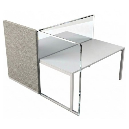 cloison acoustique droite toute hauteur TOP 530 pour bureau – H1270 mm