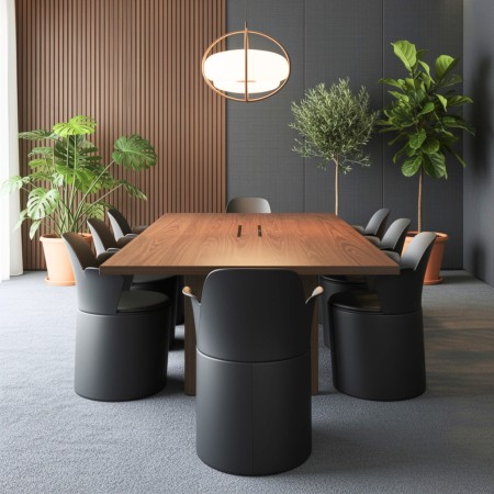 Ensemble de chaises Haali HL GR P dans une salle de réunion design