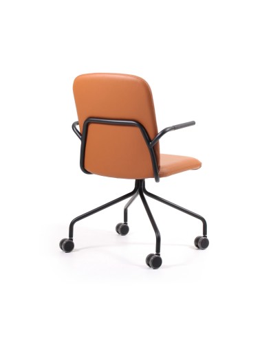 Vue de dos de la chaise Hens HS 4K1 H avec dossier haut rembourré