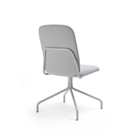 Vue de dos chaise Hens HS 4S0 H avec dossier haut rembourré