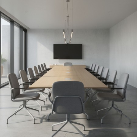 Chaise Hens HS 4S1 H en configuration salle de réunion