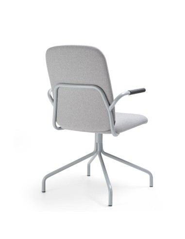 Vue arrière de la chaise Hens HS 4S1 H avec dossier haut