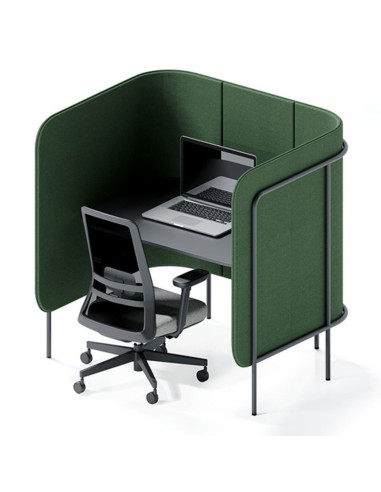 Bureau acoustique individuel pour open-space - Leaf Pod