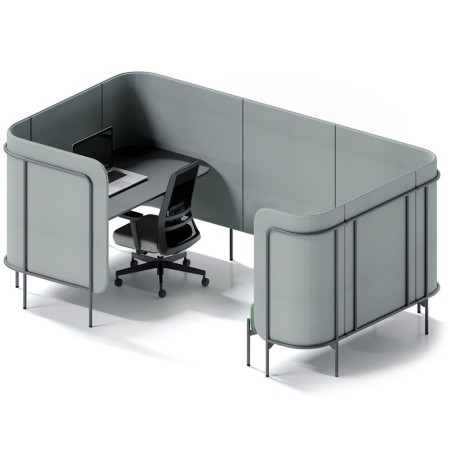 Poste acoustique avec alcôve latérale - Leaf Pod