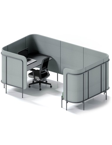 Poste acoustique avec alcôve latérale - Leaf Pod