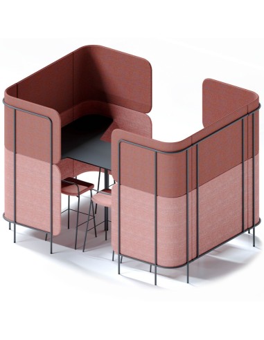 Espace collaboratif acoustique 6 places - Leaf Pod