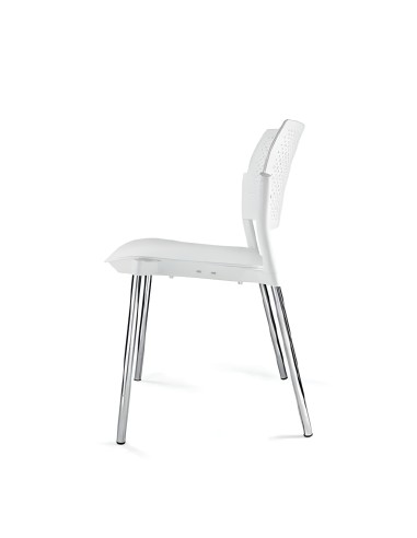 profil latéral de la chaise visiteur Kyos pour aménagement professionnel