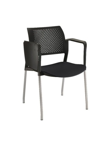 Assise ergonomique de la chaise Kyos KY 220 pour formation AVEC TABLETTE