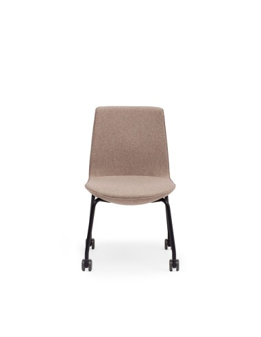 chaise de réunion Lumi LM 241 sur roulettes vue de face