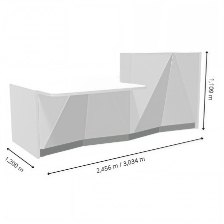 Dimensions avec 2 longueurs disponibles