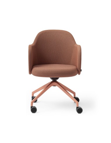 Chaise de bureau mobile Flos FS KP 4W avec piètement sur roulettes