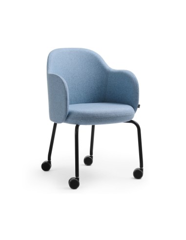 Flos FS KP 260 – chaise moderne rembourrée avec structure noire