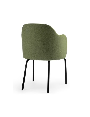 Vue arrière de la chaise Flos FS KP 215 avec finition tissu