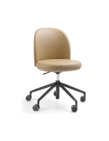 chaise de réunion mobile design contemporain Flos beige