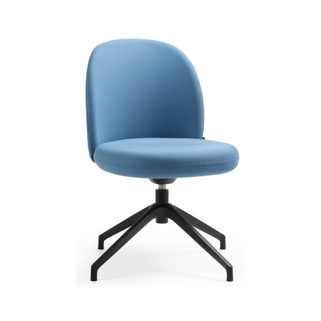 Chaise Flos FS K 4R sans accoudoirs avec piétement fixe noir