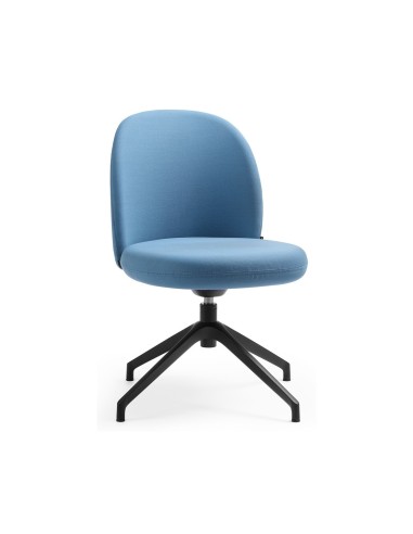 Chaise Flos FS K 4R sans accoudoirs avec piétement fixe noir