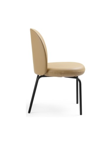 Vue latérale du dossier incurvé de la chaise Flos FS K 215